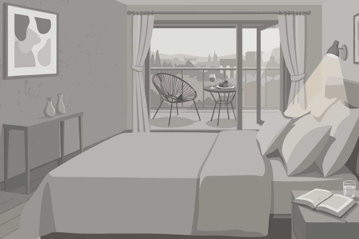 Apartamento de 2 dormitorios con vistas al mar